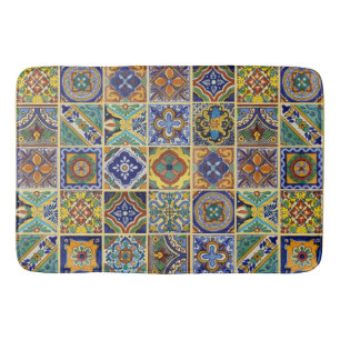 Beauful Boho Talavera Tiles Badmat