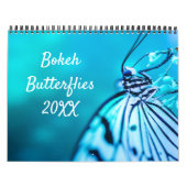 Beauful Bokeh Butterflies - Aangepaste foto Kalender (Hoes)