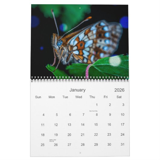 Beauful Bokeh Butterflies - Aangepaste foto Kalender (Jan 2026)