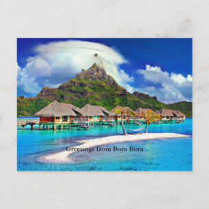 Beauful Bora Bora, Frans-Polynesië Briefkaart