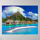Beauful Bora Bora, Frans-Polynesië Poster (Voorkant)