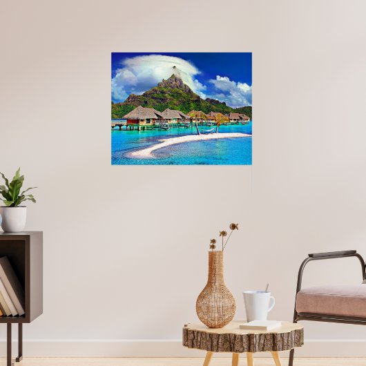 Beauful Bora Bora, Frans-Polynesië Poster (Woonkamer 3)