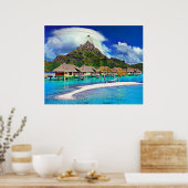 Beauful Bora Bora, Frans-Polynesië Poster (Keuken)