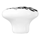 Beauful Boston Terrier Dog Keramische Knop (Zijkant)