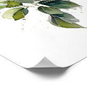 Beauful Bougainvillea-Waterverf Poster (Hoek)