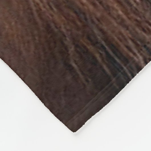 Beauful Brown Horse Fleece Blanket Deken (Hoek)