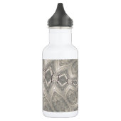 Beauful Brown Kladescope Pattern Waterfles (Links)