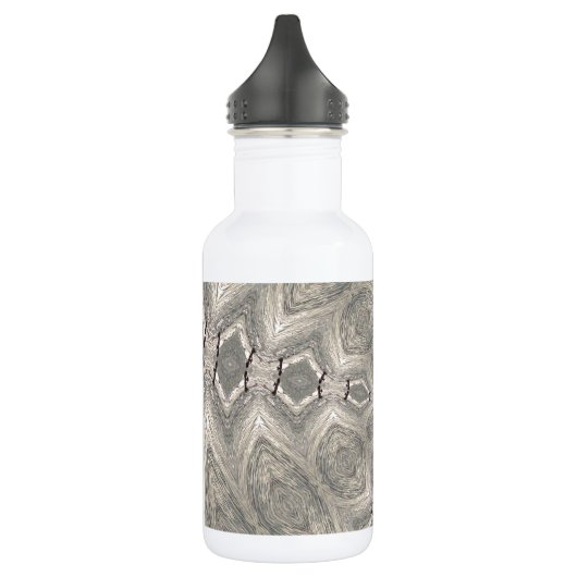 Beauful Brown Kladescope Pattern Waterfles (Links)