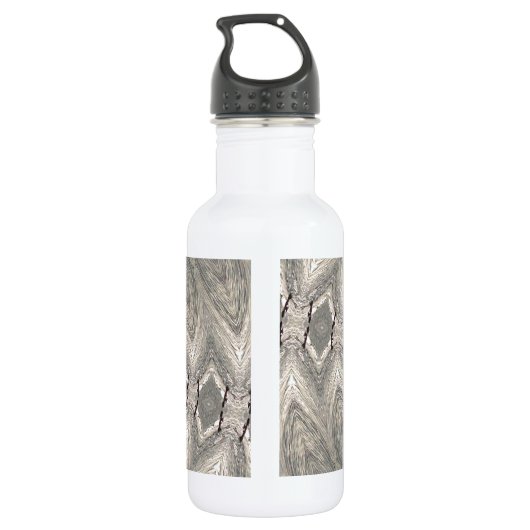 Beauful Brown Kladescope Pattern Waterfles (Achterkant)