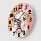 Beauful Bulldog Grote Klok (Hoek)