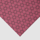 Beauful Burgundy Hanukkah Tissuepapier (Detail)