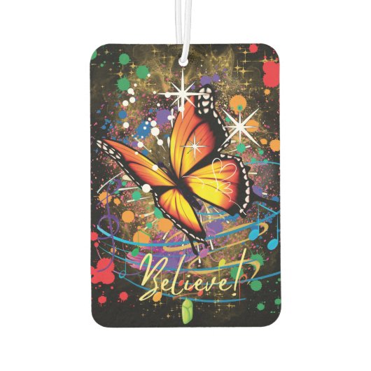 Beauful Butterfly Air Freshener Luchtverfrisser (Achterkant)