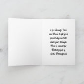 Beauful Butterfly Birthday Wenskaart Kaart (Binnen)