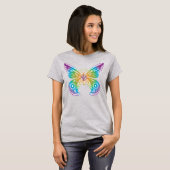 Beauful Butterfly Colorful Renewal Joy Christelijk T-shirt (Voorkant volledig)