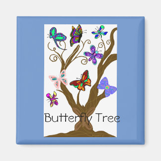 Beauful Butterfly Tree Magnet