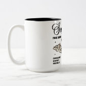 Beauful Butterfly Zodiac Traits/Sagittarius Tweekleurige Koffiemok (Links)