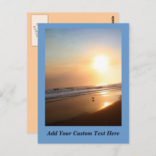 Beauful California Ocean Sunset Briefkaart (Voorkant / Achterkant)