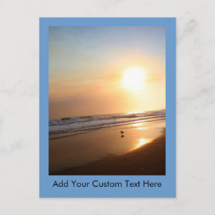 Beauful California Ocean Sunset Briefkaart
