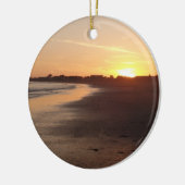 Beauful California Sunset Beach Ornament (Links)