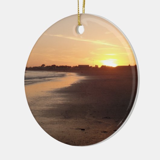 Beauful California Sunset Beach Ornament (Links)