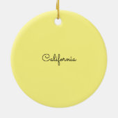 Beauful California Sunset Beach Ornament (Achterkant)