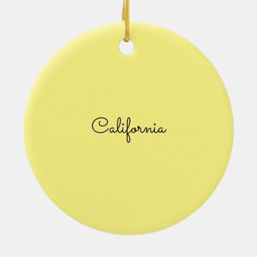 Beauful California Sunset Beach Ornament (Achterkant)