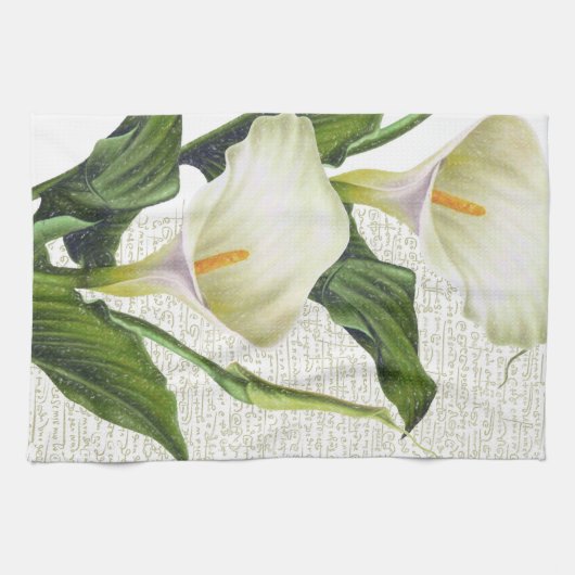 Beauful Calla Lilies Theedoek (Horizontaal)