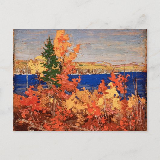 Beauful Canadian Autumn Foliage Tom Thomson Briefkaart (Voorkant)