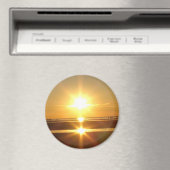 Beauful Cape Cod Ocean Sunset Photo Magnet (Insitu (Vaatwasser))