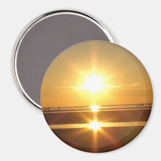 Beauful Cape Cod Ocean Sunset Photo Magnet (Voorkant / Achterkant)