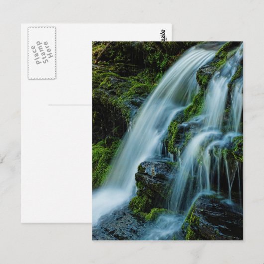 Beauful Cascade Waterfall-Briefkaart Briefkaart (Voorkant / Achterkant)
