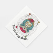 Beauful Catrina Feliz Día de Muertos Servet (Hoek)