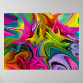 Beauful Chakra Balance Reiki Art Poster Print