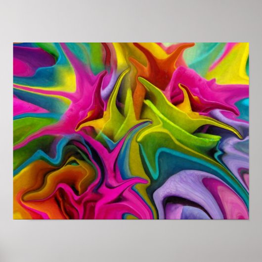 Beauful Chakra Balance Reiki Art Poster Print (Voorkant)