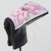 Beauful Cherry Blossom Putter Hoesje Golfheadcover (3/4 voorkant)
