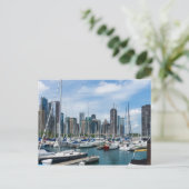 Beauful Chicago Harbour-Briefkaart Briefkaart (Staand voorkant)