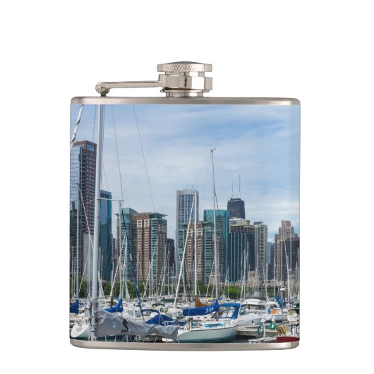 Beauful Chicago Harbour Heupfles (Voorkant)
