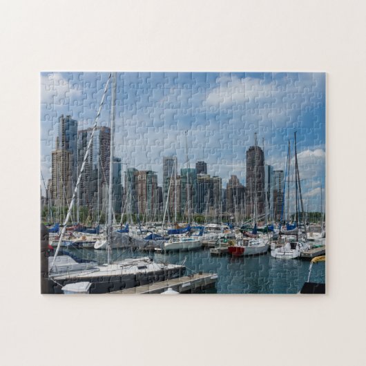 Beauful Chicago Harbour Legpuzzel (Horizontaal)