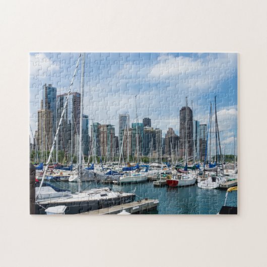 Beauful Chicago Harbour Legpuzzel (Horizontaal)