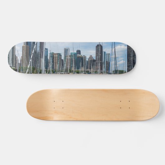 Beauful Chicago Harbour Persoonlijk Skateboard (Horizontaal)
