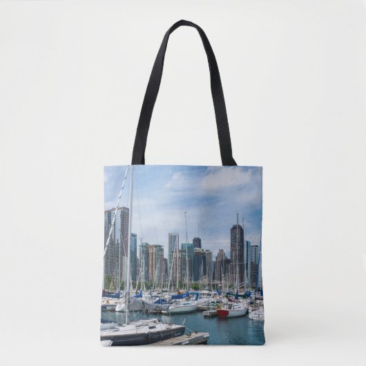 Beauful Chicago Harbour Tote Bag (Voorkant)