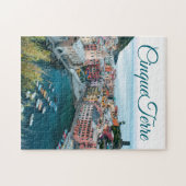 Beauful Cinque Terre Italy kust | Jigzaag Puzzle Legpuzzel (Horizontaal)