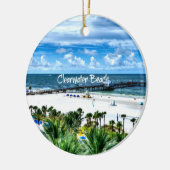 Beauful Clearwater Beach, Florida Keramisch Ornament (Links)