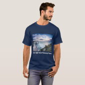 Beauful Cliffs Etratat Normandy Frankrijk T-shirt (Voorkant volledig)