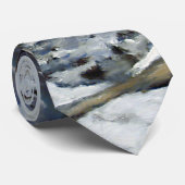 Beauful Colorado Winter Stream Stropdas (Opgerold)