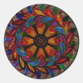 Beauful Colorful Mandala Sticker