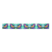 Beauful Colorful Parrot Ribbon Satijnen Lint (Voorkant)