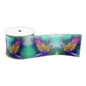 Beauful Colorful Parrot Ribbon Satijnen Lint (Spoel)