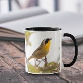 Beauful Common Yellowkeel Warbler Songbird Mok