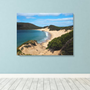 Beauful Crescent Bay Beach Tasmania Australië Canvas Afdruk